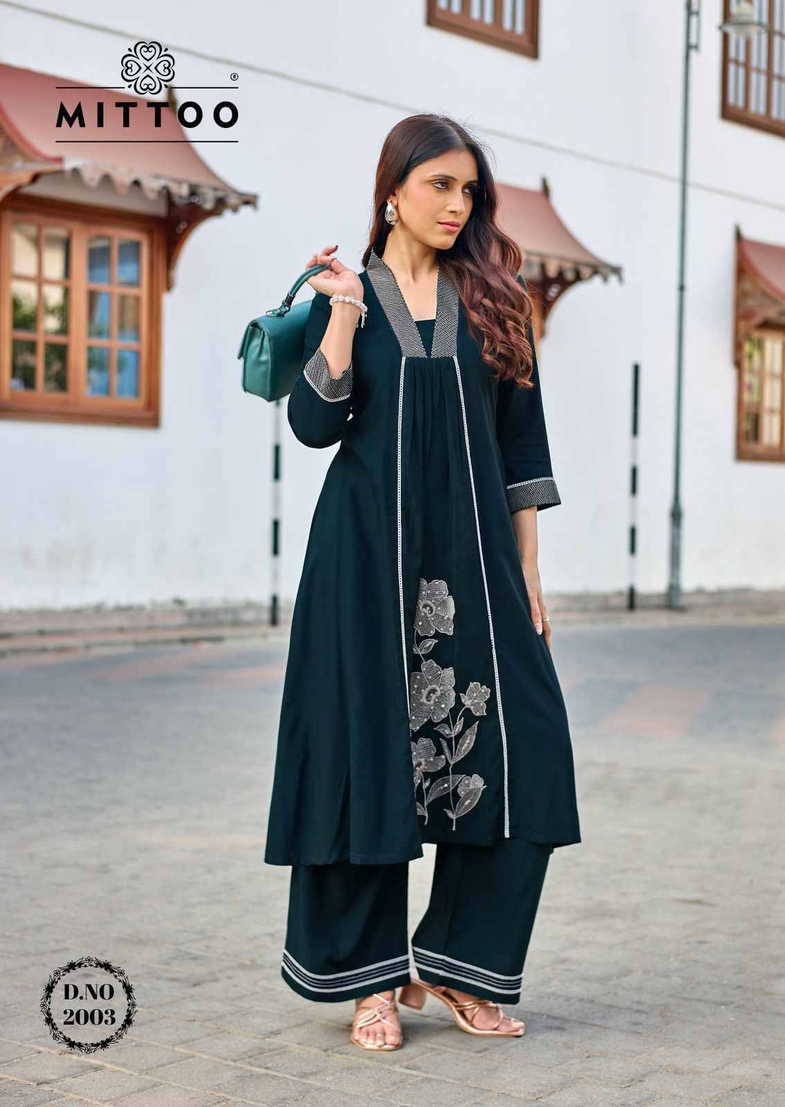 Ibadat By Mittoo 2001 to 2006 Series Designer Stylish Fancy Colorful Beautiful Party Wear & Ethnic Wear Collection Rayon Print Kurtis With Bottom At Wholesale Price